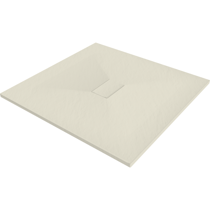 Mexen Hugo kvadratinė dušo padėklė SMC 100 x 100 cm, smėlio spalvos - 42691010