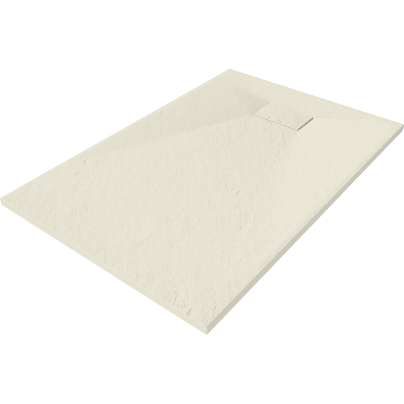 Mexen Hugo stačiakampis SMC dušo padėklas 90 x 80 cm, smėlio spalvos - 42698090