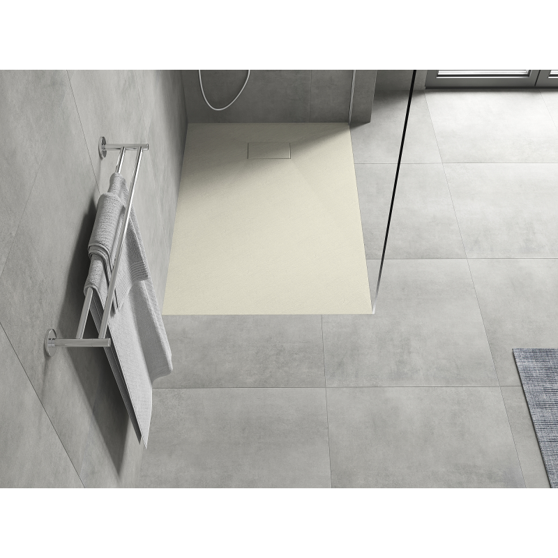 Mexen Hugo stačiakampė dušo padėklas SMC 100 x 90 cm, smėlio spalvos - 42699010