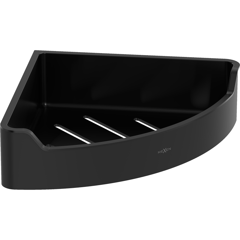 Mexen Rivon-C vonios kampinis krepšelis, juodas - 70A8525-70