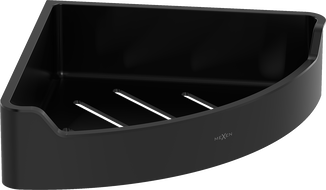 Mexen Rivon-C vonios kampinis krepšelis, juodas - 70A8525-70