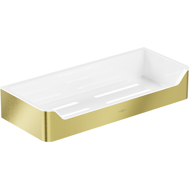 Mexen Rivon-L vonios krepšelis, šlifuotas auksinis - 70A8725-55