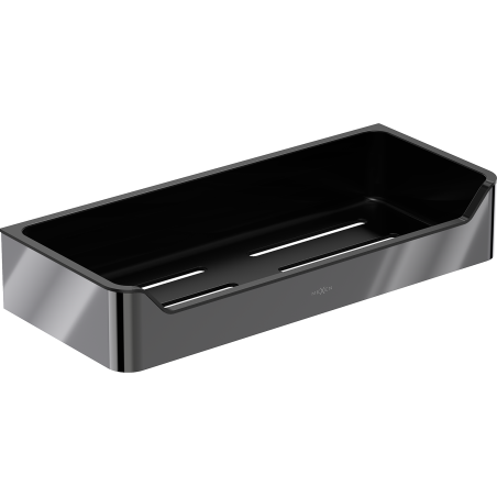 Mexen Rivon-L vonios krepšelis, juodas chromas - 70A8725-73