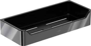 Mexen Rivon-L vonios krepšelis, juodas chromas - 70A8725-73