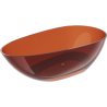 Mexen Glass earth laisvai stovinti skaidri vonia 170 x 85 cm, chromuotas kamštis - 58061708505