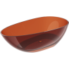 Mexen Glass skaidri laisvai stovinti vonia 170 x 85 cm, žemė, chromuotas kamštis - 58061708505
