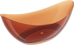 Mexen Vea earth norima laisvai pastatoma permatoma 180 x 80 cm, chromuotas kamštis - 58091808005