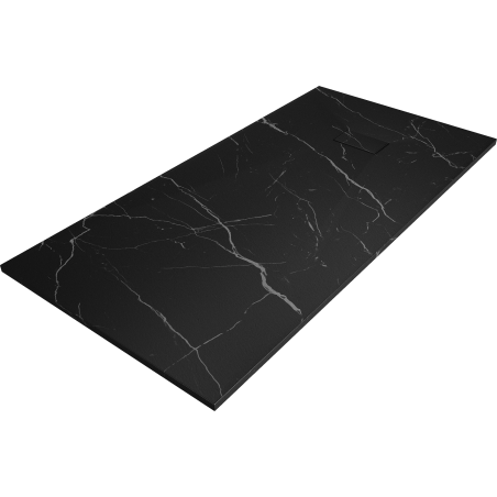 Mexen Hugo stačiakampis dušo padėklas SMC 170 x 90 cm, juodas akmuo - 42759017