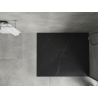 Mexen Hugo stačiakampė dušo padėklas SMC 120 x 100 cm, juodo akmens - 42751012