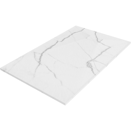 Mexen Hugo stačiakampis dušo padėklas SMC 160 x 90 cm, balto akmens - 42159016