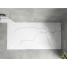 Mexen Hugo stačiakampis dušo padėklas SMC 170 x 90 cm, balto akmens - 42159017