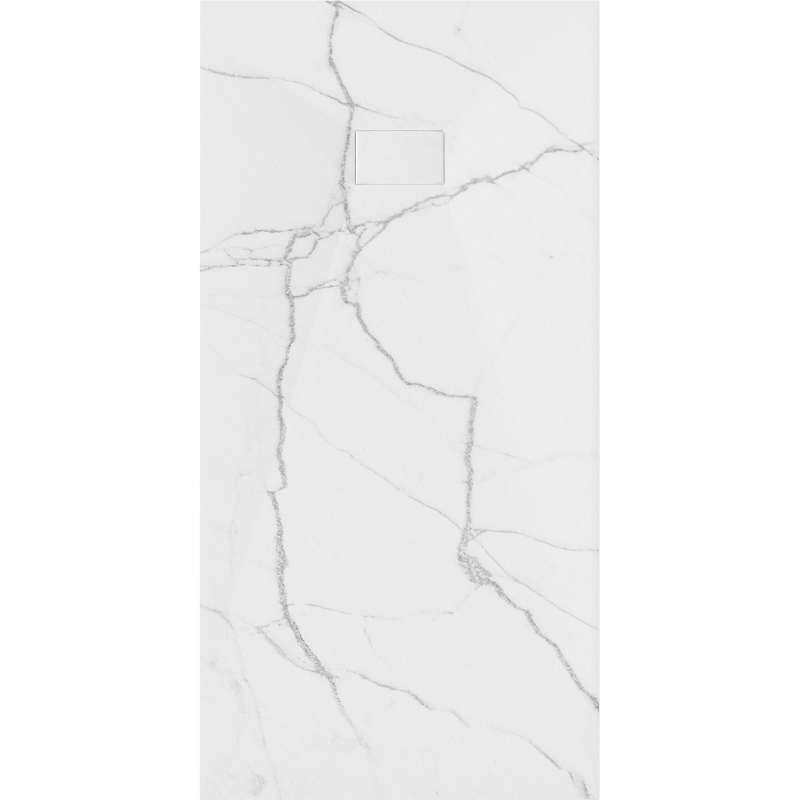 Mexen Hugo stačiakampis dušo padėklas SMC 170 x 90 cm, balto akmens - 42159017