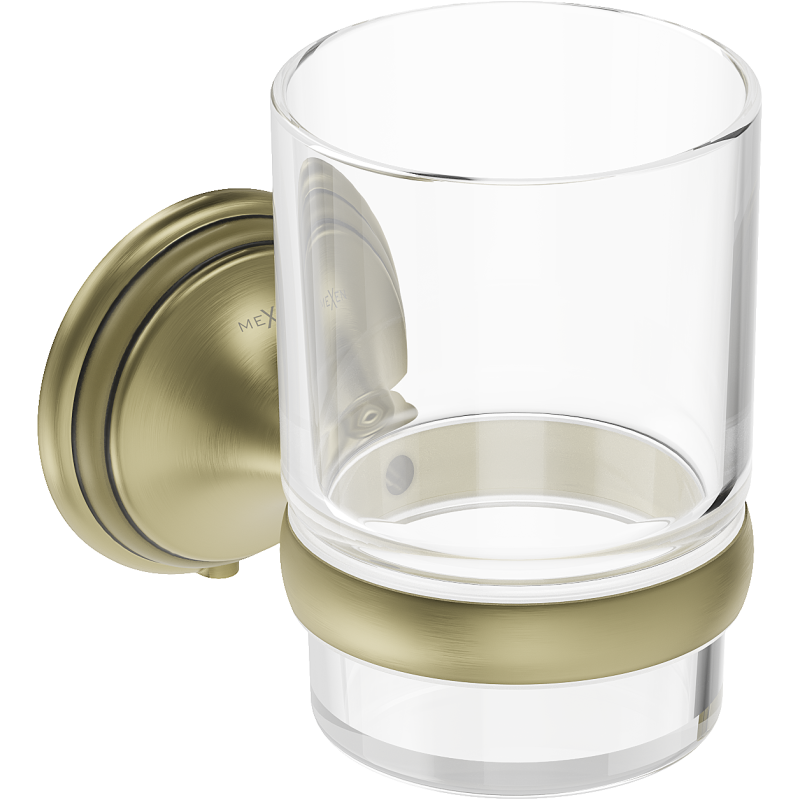 Mexen Lusso puodelis dantų šepetėliams, antikinė bronza - 70A16851-30