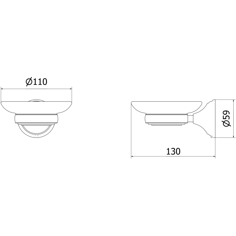 Mexen Lusso muilinė, juoda antikinė - 70A16855-79
