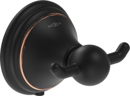 Mexen Lusso dvivietis rankšluosčių kabliukas, juodas antikinis - 70A16812-79