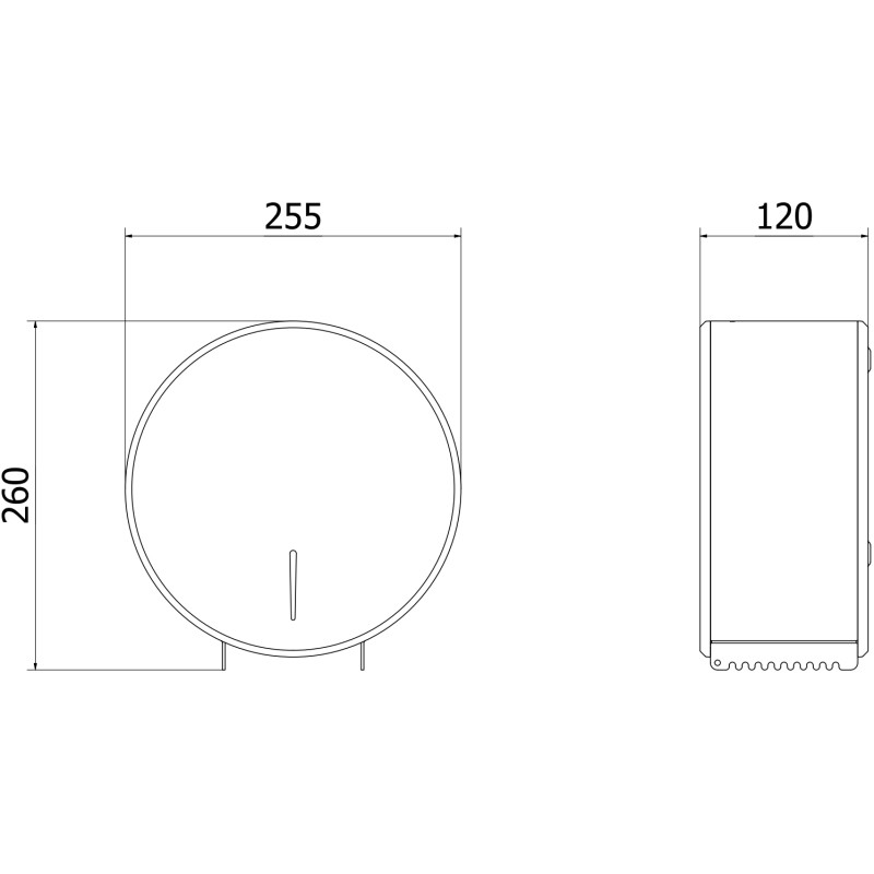Mexen Spira-V tualetinio popieriaus laikiklis, inox - 70K550-01