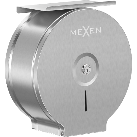 Mexen Spira-U+ tualetinio popieriaus laikiklis su lentyna telefonui, inox - 70K541-01