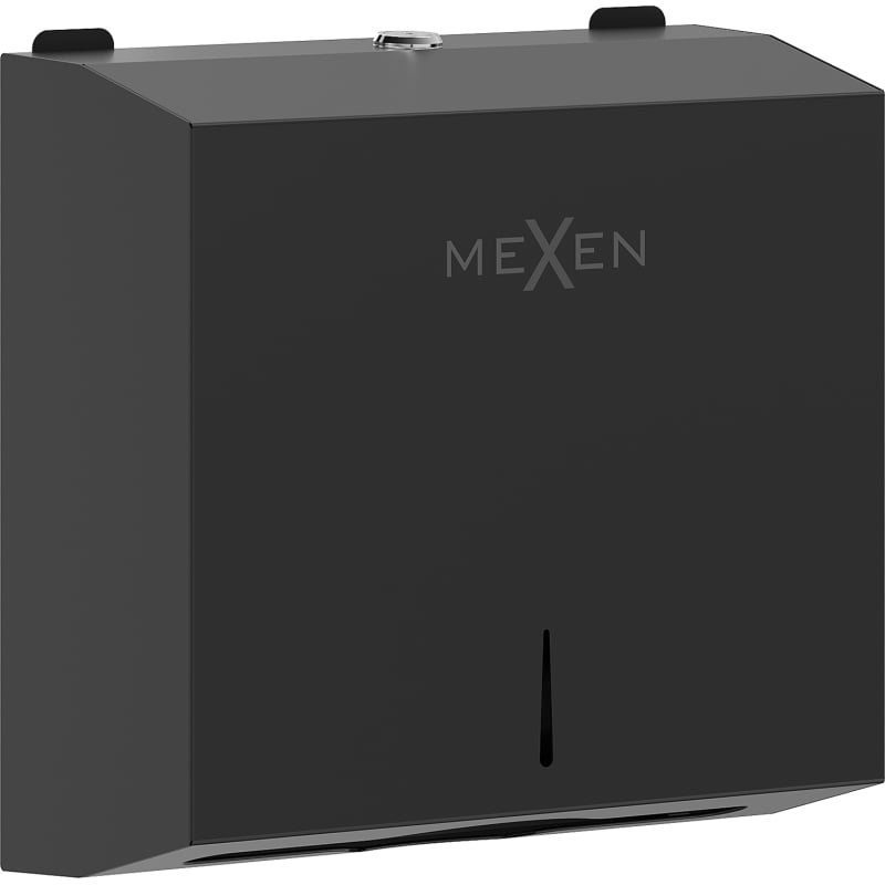 Mexen Verno-L popierinių rankšluosčių laikiklis, juodas matinis - 70K410-70