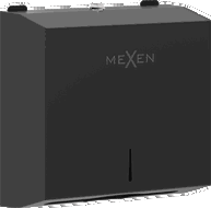 Mexen Verno-L popierinių rankšluosčių laikiklis, juodas matinis - 70K410-70