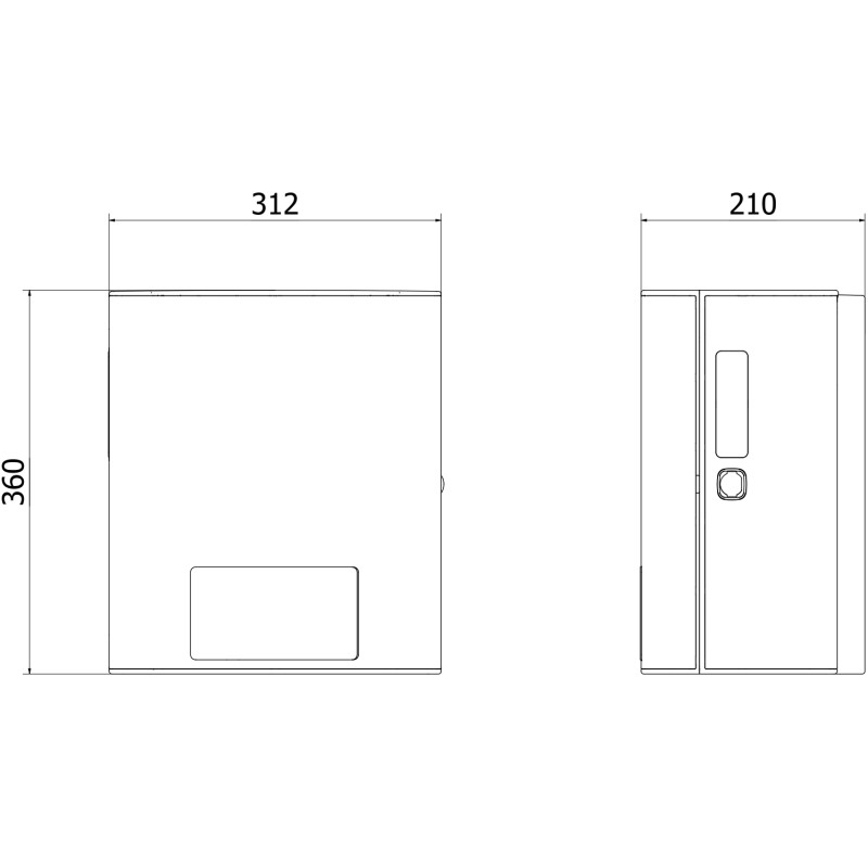 Mexen Verno-Pro automatinis popierinių rankšluosčių tiektuvas, auksinis šlifuotas - 70K300-55