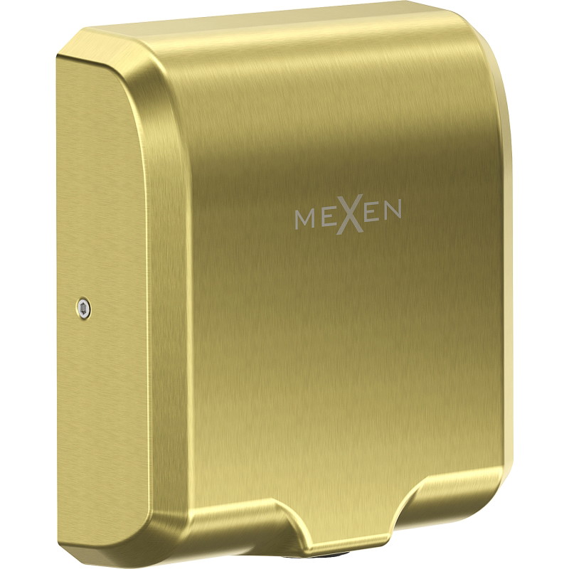 Mexen Ventaro-U Slim rankų džiovintuvas, 1000 W, aukso spalvos šepečiu braukta - 70K031-55
