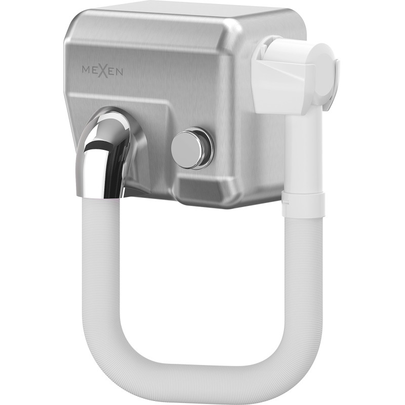 Mexen Aquis-P plaukų džiovintuvas baseinui su žarna, 1000 W, inox - 70K210-01