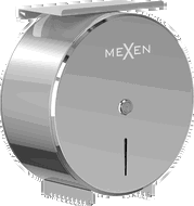 Mexen Spira-H+ tualetinio popieriaus laikiklis su lentyna telefonui, chromuotas - 70K561-00