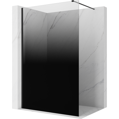 Mexen Kioto ventinis sienelė Walk-in 110 x 200 cm, ombre juoda 8 mm, juoda - 800-110-101-70-76