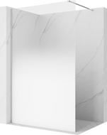 Mexen Kioto Dušo sienelė Walk-in 90 x 200 cm, balta ombre 8 mm, chromas - 800-090-101-01-86