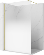 Mexen Kioto Dušo sienelė Walk-in 80 x 200 cm, ombre balta 8 mm, auksinė šlifuota - 800-080-101-55-86