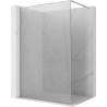 Mexen Kioto dušo sienelė Walk-in 70 x 200 cm, skaidri su crackle efektu 12 mm, chromas - 800-070-101-01-04-X