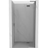 Mexen Mist-H L dešininės varstomos dušo durys 105 cm, skaidrios, gun metal - 8A5L-105-000-95-00-P