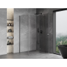 Mexen Mist-H T dešinės pusės dušo kabina 75 x 85 cm, permatoma, gun metal apdaila - 8A5T-075-085-95-00-P