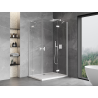 Mexen Mist-H Dviguba dušo kabina, dešininė, 80 x 90 cm, permatoma, balta - 8A5-080L-090P-20-00