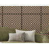 Mexen Linea 01 akustinė sieninė plokštė 60 x 60 cm (4vnt.), 9 mm veltinis, techninis faneras, Balintas Ąžuolas