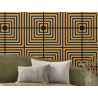 Mexen Linea 02 garso sienų plokštė 60 x 60 cm (4 vnt.), veltinis 9 mm, techninė fanera, Ąžuolas Classic