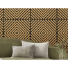 Mexen Linea 03 akustinė sieninė plokštė 60 x 60 cm (4 vnt.), veltinis 9 mm, techninis fanera, Ąžuolas Classic