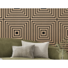 Mexen Linea 13 akustinė sieninė plokštė 60 x 60 cm (4 vnt.), 9 mm veltinis, techninis fanera, Balintas Ąžuolas