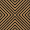 Mexen Linea 01 akustinė sieninė plokštė 60 x 60 cm (4vnt.), 9 mm veltinis, techninis faneris, Ąžuolas Classic