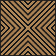 Mexen Linea 01 akustinė sieninė plokštė 60 x 60 cm (4vnt.), 9 mm veltinis, techninis faneris, Ąžuolas Classic
