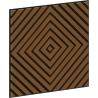 Mexen Linea 03 akustinė sieninė plokštė 60 x 60 cm (4 vnt.), veltinis 9 mm, techninis fanera, Natūralus Ąžuolas