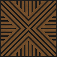 Mexen Linea 05 akustinis sienų plokštė 60 x 60 cm (4 vnt.), veltinis 9 mm, techninis faneras, Natūralus Ąžuolas