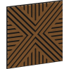 Mexen Linea 05 akustinis sienų plokštė 60 x 60 cm (4 vnt.), veltinis 9 mm, techninis faneras, Natūralus Ąžuolas