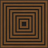 Mexen Linea 13 sieninė akustinė plokštė 60 x 60 cm (4vnt.), 9 mm veltinis, techninis lukštas, Natūralus Ąžuolas