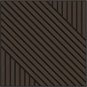 Mexen Linea 26 sieninis akustinis skydas 60 x 60 cm (4vnt.), 9 mm veltinis, techninis fanera, Mocca Ąžuolas