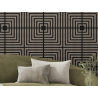 Mexen Linea 02 akustinė sieninė plokštė 60 x 60 cm (4 vnt.), 9 mm veltinis, techninis faneris, Pilkas Ąžuolas