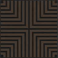 Mexen Linea 02 akustinė sieninė plokštė 60 x 60 cm (4 vnt.), 9 mm veltinis, techninis faneras, Mocca ąžuolas
