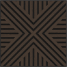 Mexen Linea 06 sieninė akustinė plokštė 60 x 60 cm (4 vnt.), 9 mm veltinis, techninis faneros dekoras, Mocca ąžuolas