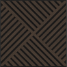 Mexen Linea 08 akustinė sieninė plokštė 60 x 60 cm (4 vnt.), veltinis 9 mm, techninis faneruotas paviršius, Mocca ąžuolas