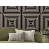 Mexen Linea 13 akustinis sieninis skydelis 60 x 60 cm (4 vnt.), 9 mm veltinis, techninis fanera, Pilka Ąžuolas